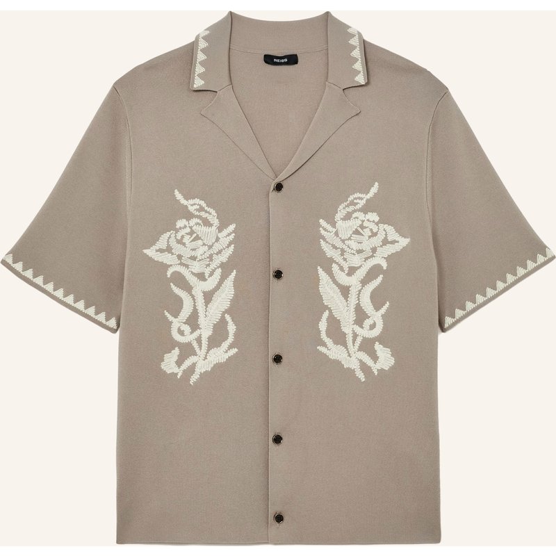 Reiss Resorthemd Folia Slim Fit beige