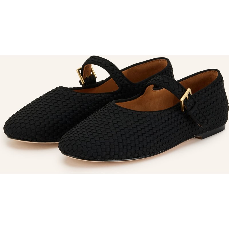 Naghedi Mary-Jane-Ballerinas Marais schwarz