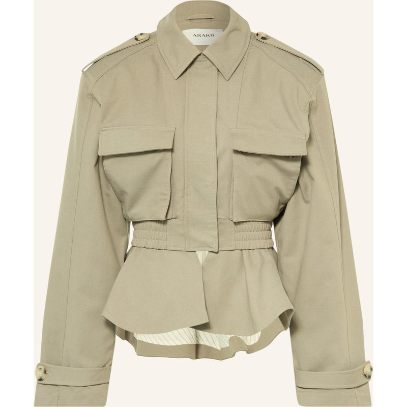 Arakii Jacke gruen