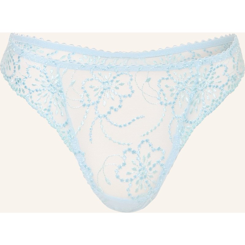 Marie Jo String Jane Mit Schmuckperlen blau