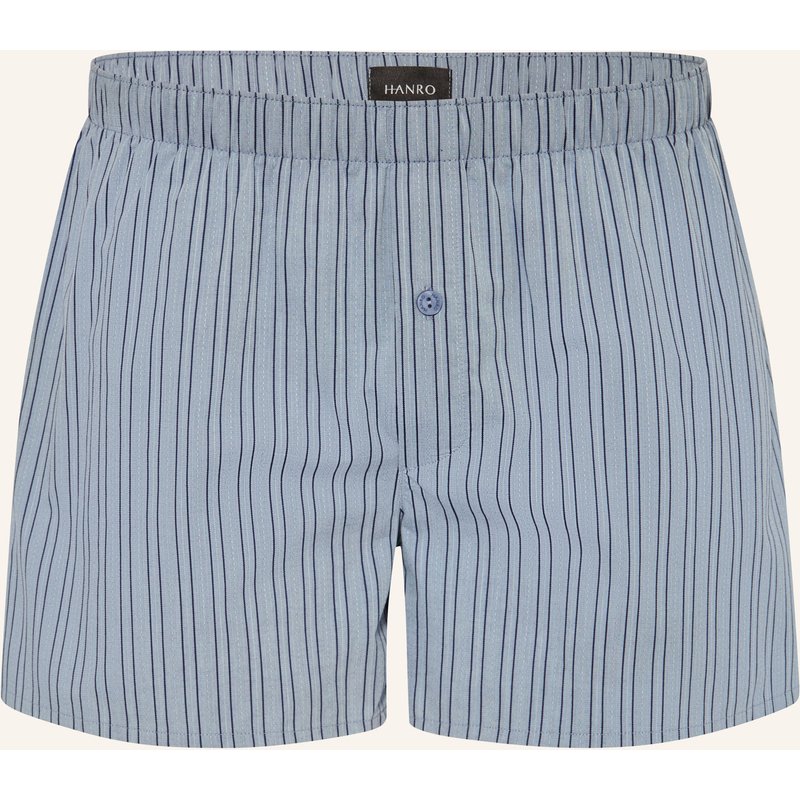 Hanro Web-Boxershorts Fancy Woven blau