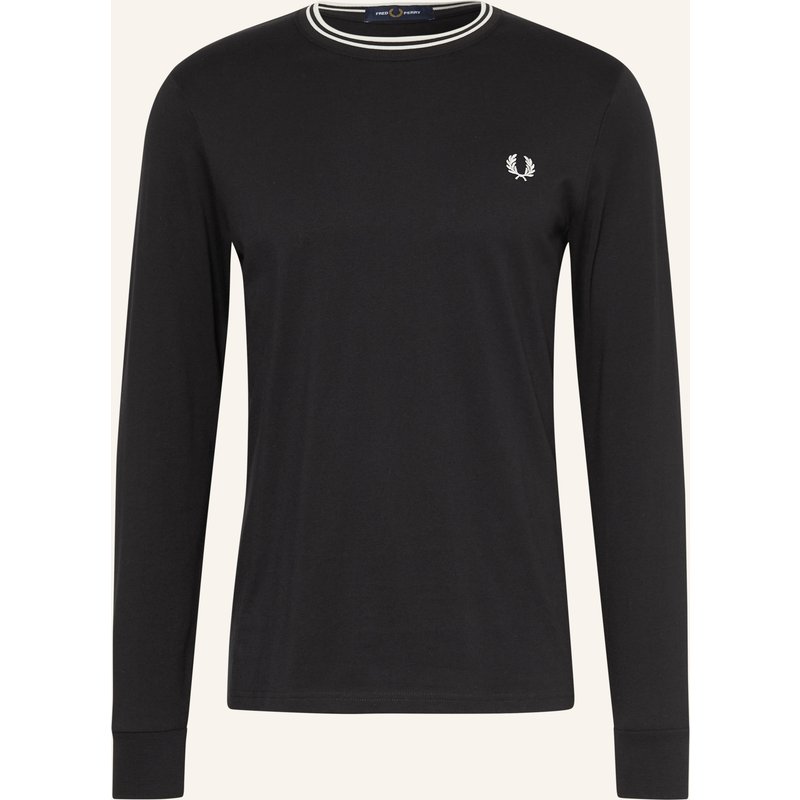 Fred Perry Longsleeve schwarz