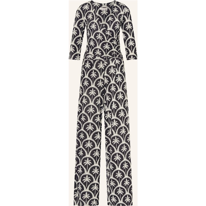 Marivie Jersey-Jumpsuit Jump In! Mit 3/4-Arm schwarz