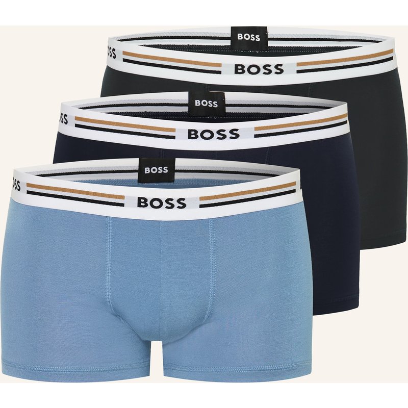 Boss 3er-Pack Boxershorts Revive blau