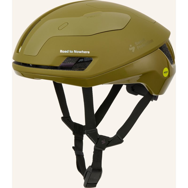 Pas Normal Studios Fahrradhelm Falconer Aero 2vi Mips gruen