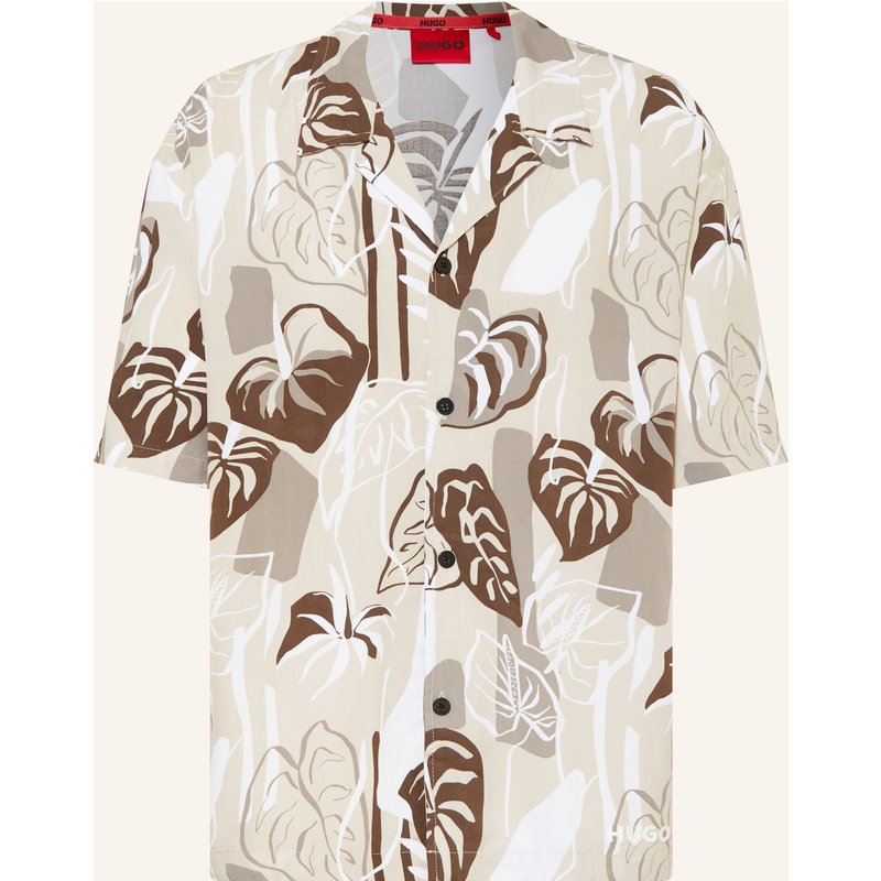 Hugo Resorthemd Relaxed Fit beige