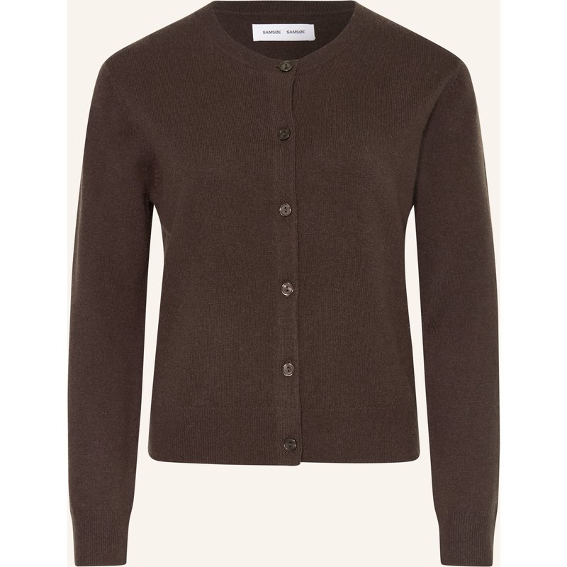 Samsøe Samsøe Strickjacke Saboston Aus Cashmere braun