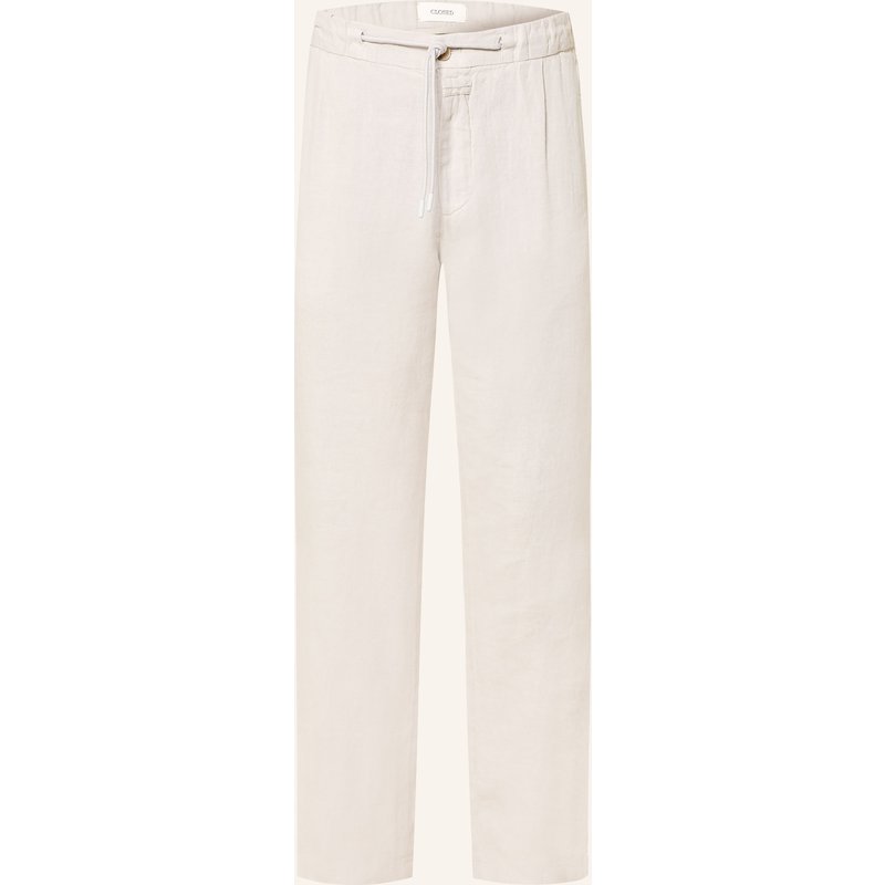 Closed Leinenhose Vigo Tapered Im Jogging-Stil Regular Fit beige