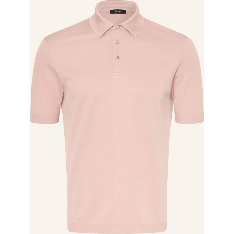 Herno Jersey-Poloshirt rosa
