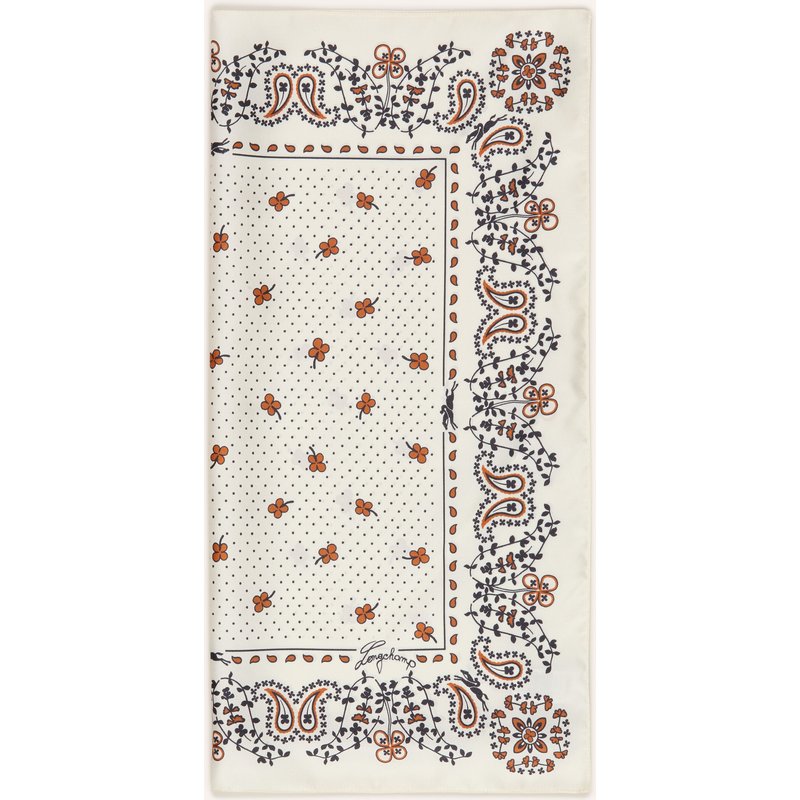 Longchamp Seidentuch French Bandana beige