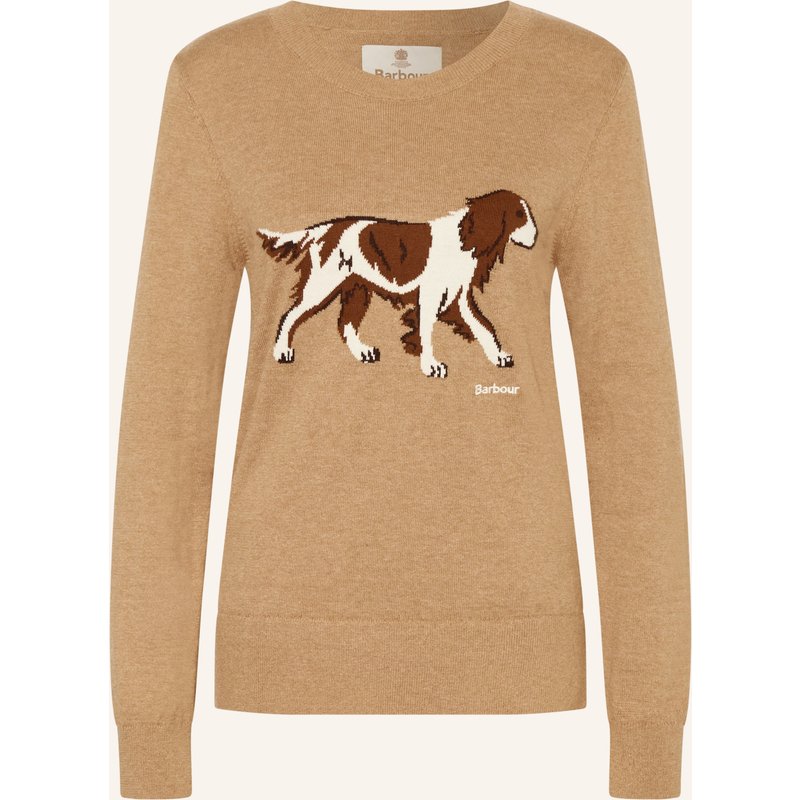 Barbour Pullover Fareham braun