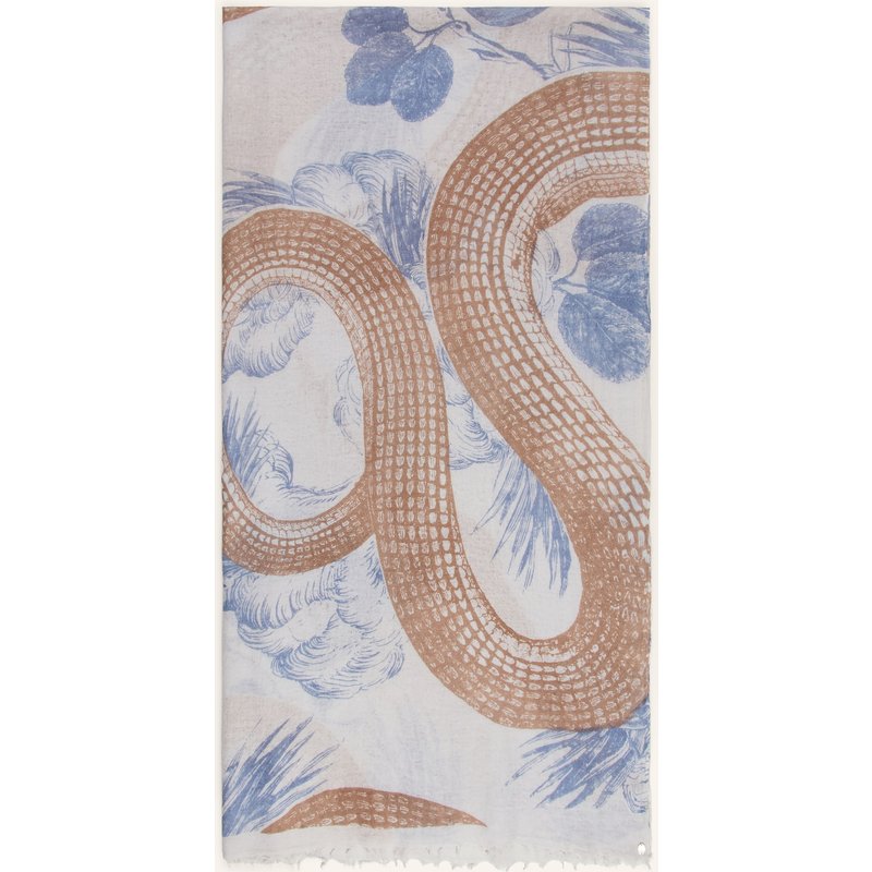 Friendly Hunting Cashmere-Schal Garden Eden blau