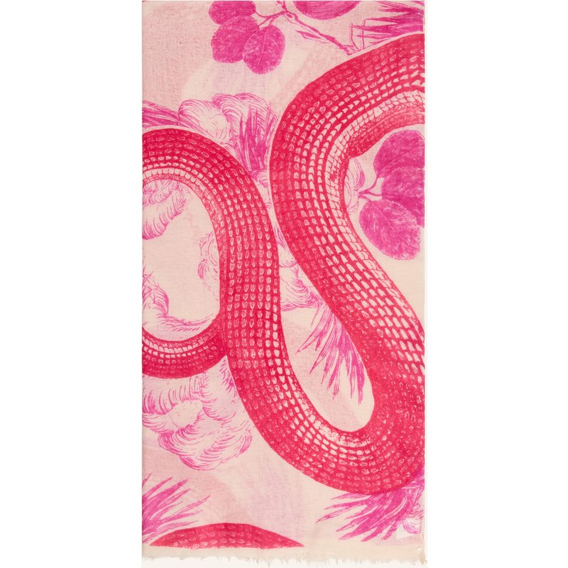 Friendly Hunting Cashmere-Schal Garden Eden pink