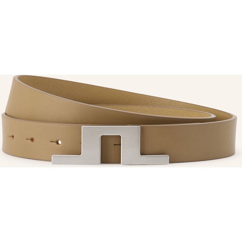 J.Lindeberg Ledergürtel beige