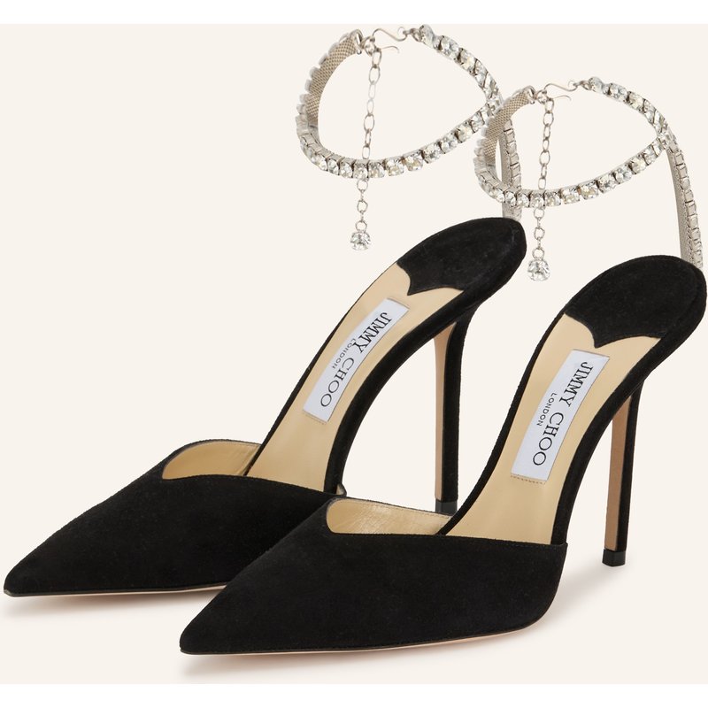 Jimmy Choo Slingpumps Sadea Mit Schmucksteinen schwarz