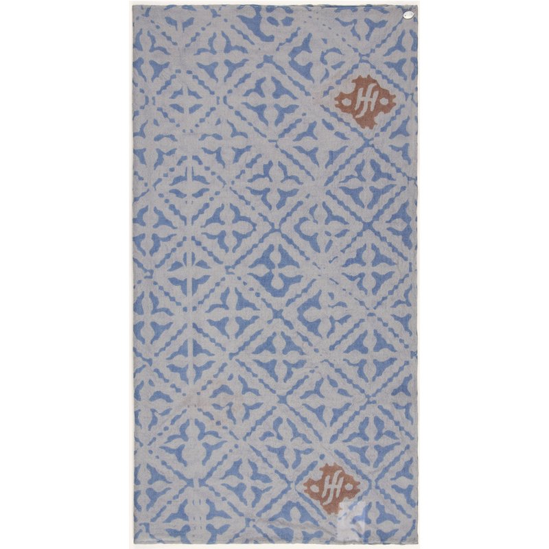Friendly Hunting Cashmere-Tuch blau