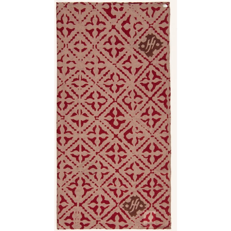 Friendly Hunting Cashmere-Tuch rot