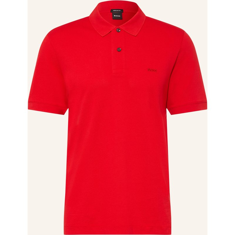 Boss Piqué-Poloshirt Pallas Regular Fit rot