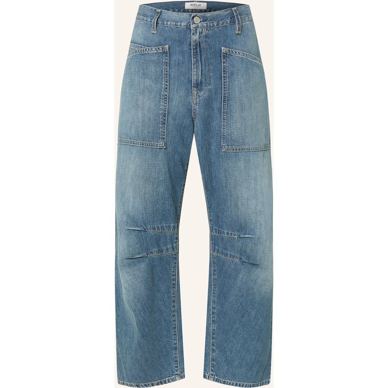Replay Barrel Jeans blau