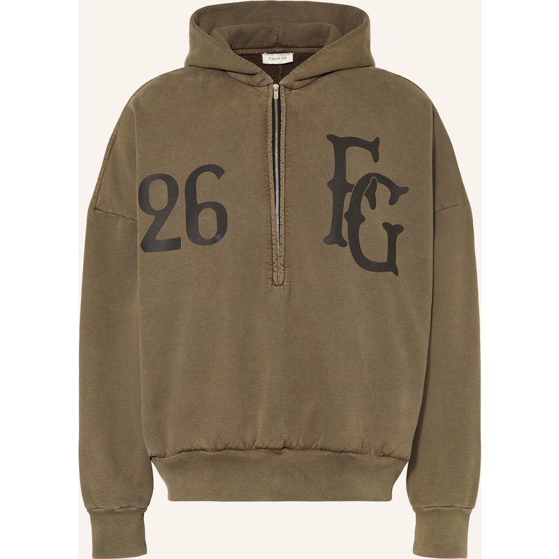 Fear Of God Oversized-Hoodie braun