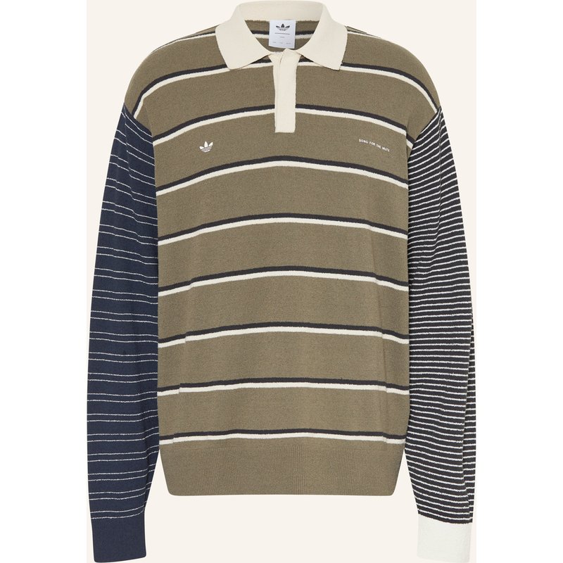 Adidas Originals Strick-Poloshirt sftm007 grau