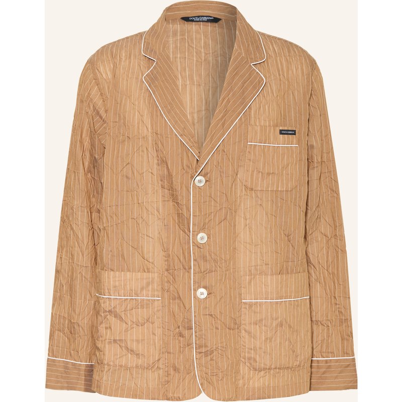 Dolce & Gabbana Sakko Regular Fit Mit Leinen beige