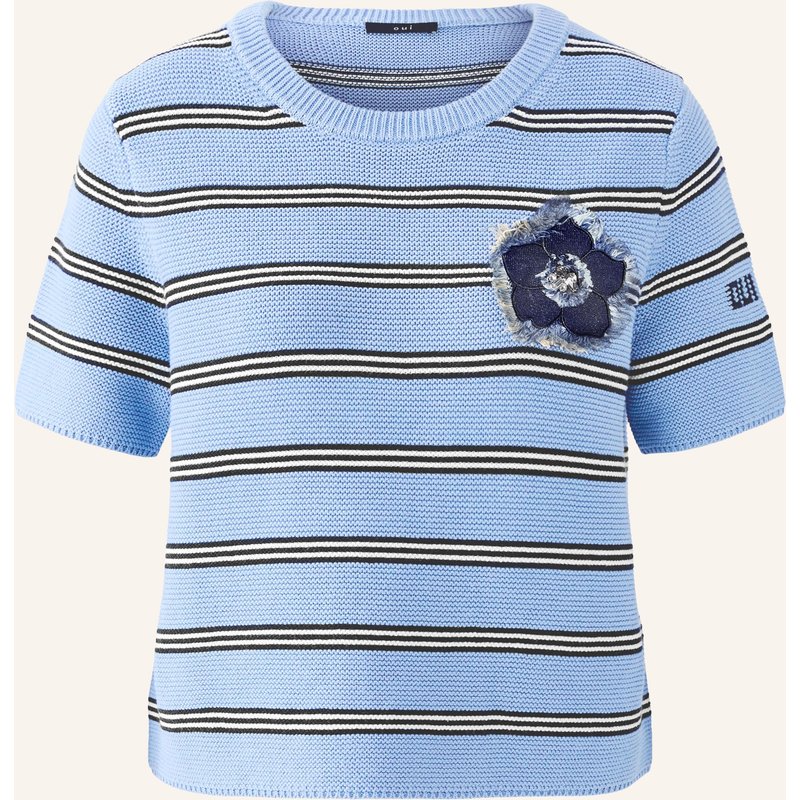 Oui Strickshirt blau