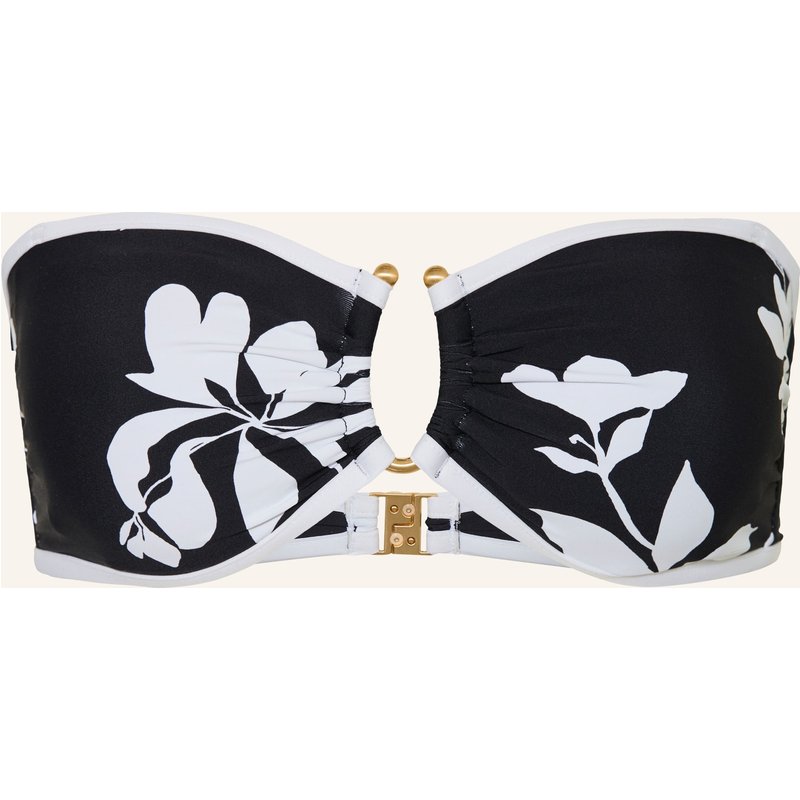 Seafolly Bandeau-Bikini-Top Mayflower schwarz