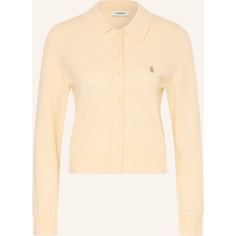 Sandro Strickjacke gelb