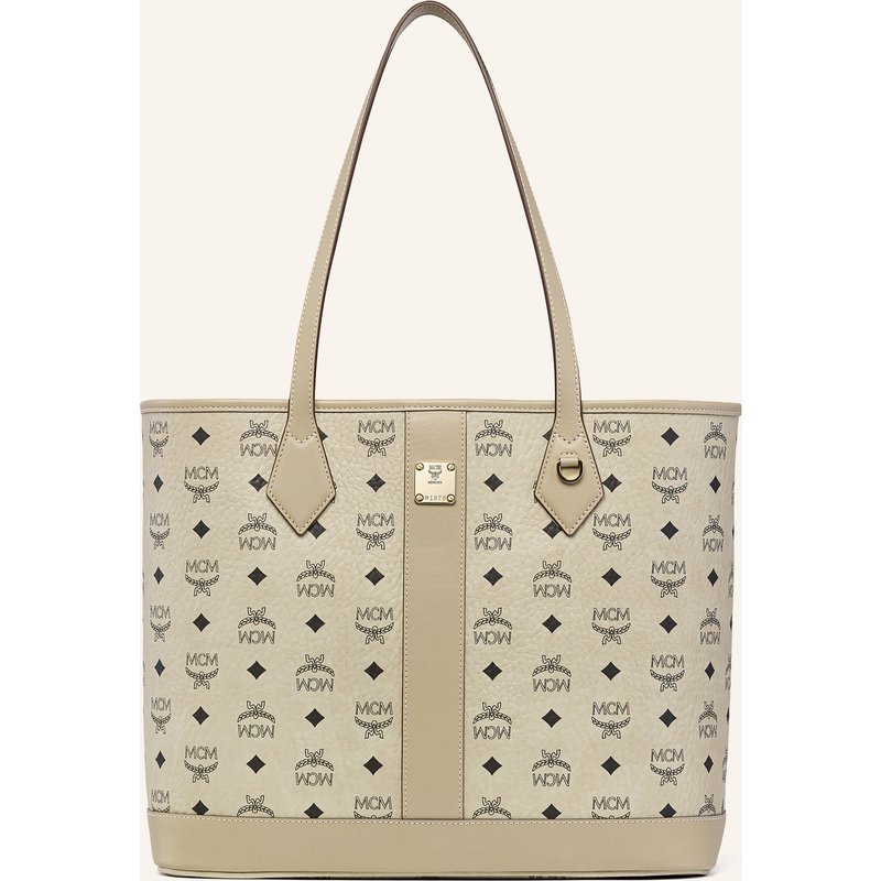 Mcm Shopper Liz Medium Mit Pouch beige