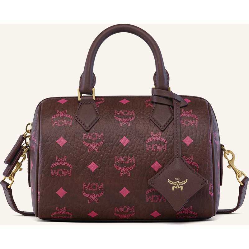 Mcm Handtasche Ella Boston Visetos braun