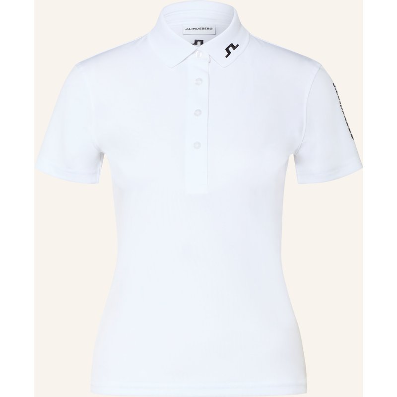 J.Lindeberg Funktions-Poloshirt weiss