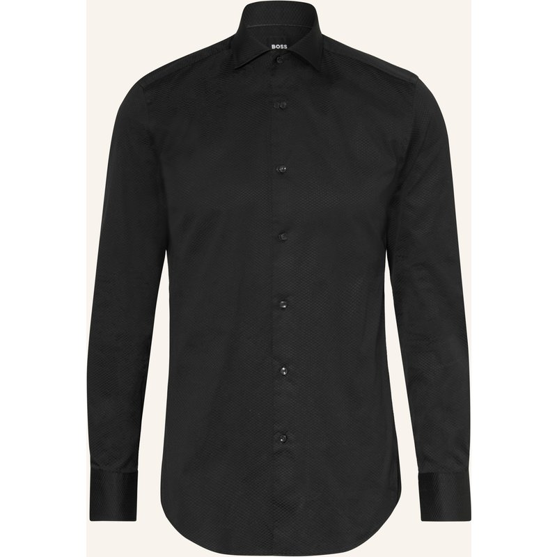 Boss Hemd Hank Comfort Fit schwarz