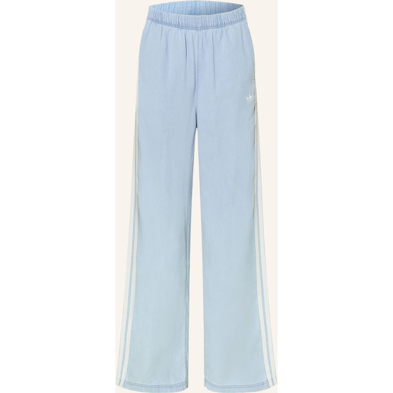Adidas Originals Wide Leg Jeans Summer Glow Denim Wide Leg blau