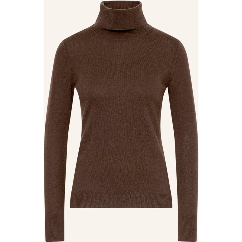 Darling Harbour Rollkragenpullover Aus Cashmere braun