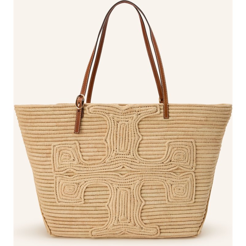Tory Burch Shopper Ella Mit Pouch beige