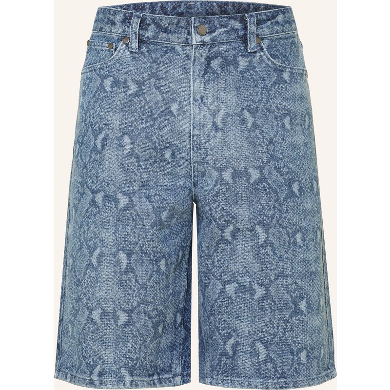 Daily Paper Jeansshorts Snake Laser blau