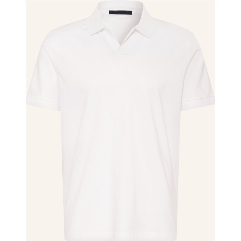 Boss Jersey-Poloshirt weiss
