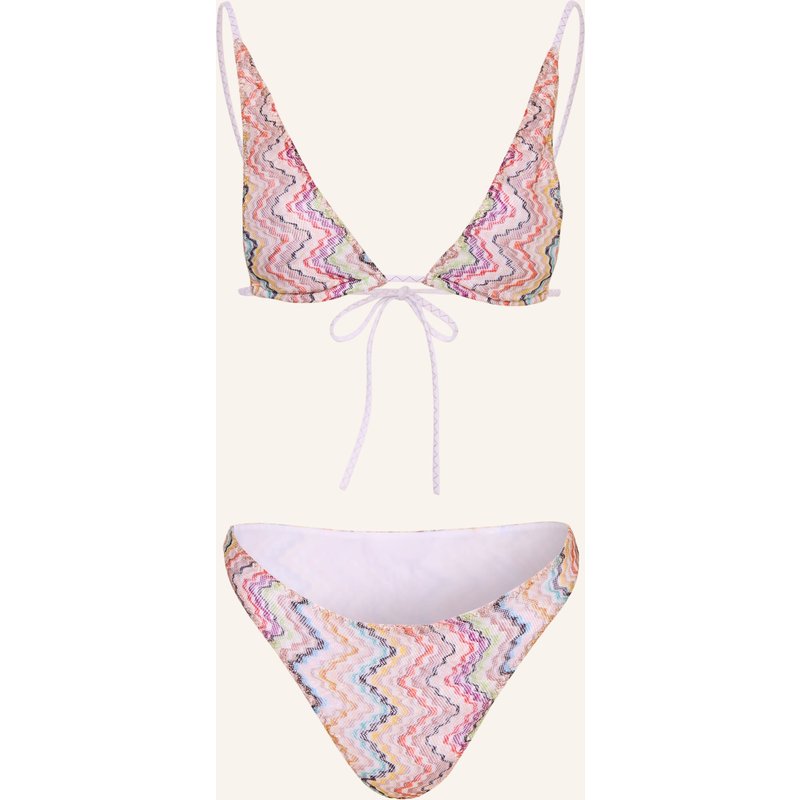 Missoni Triangel-Bikini rot