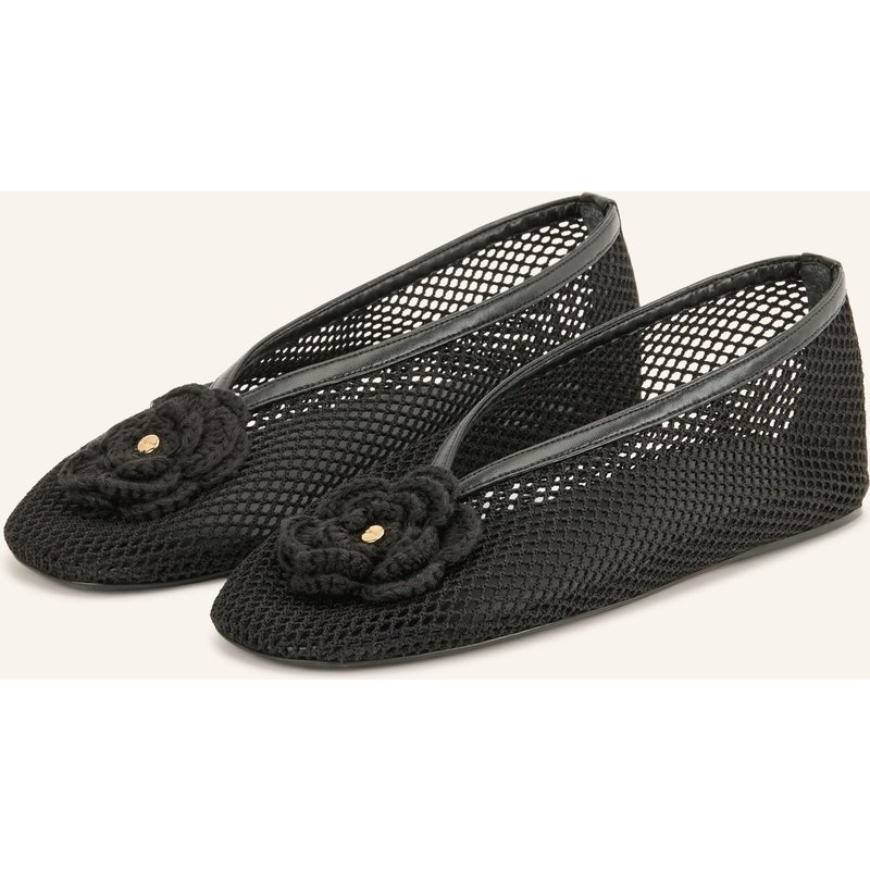 Ganni Ballerinas Jenny schwarz