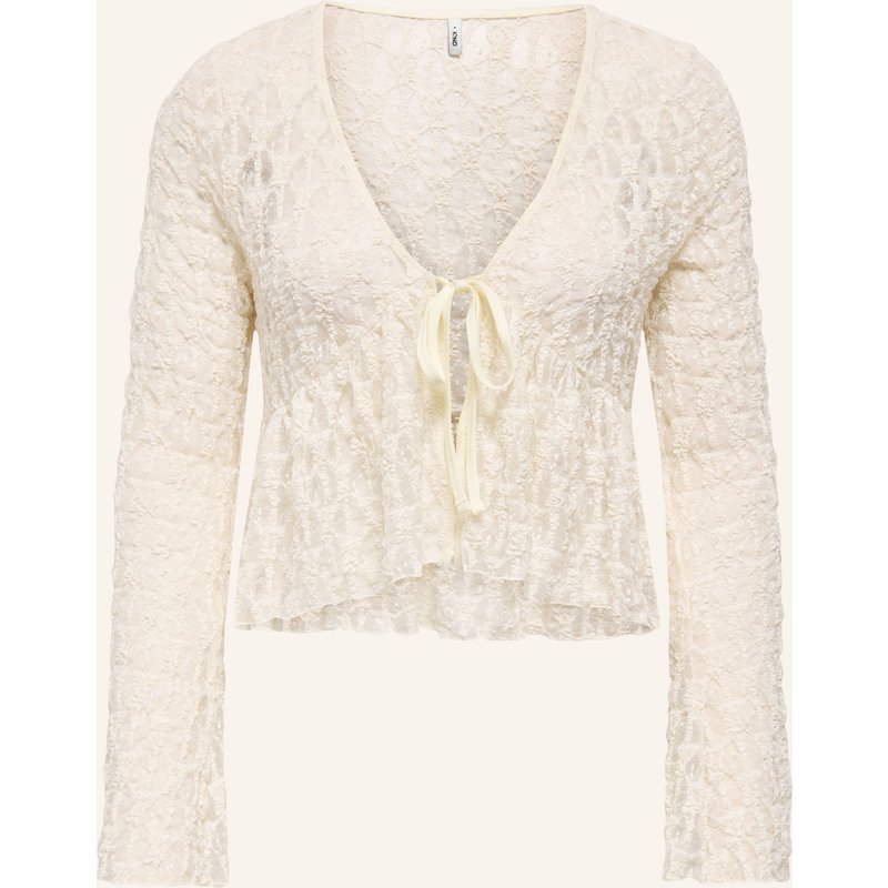 Only Blusenshirt Aus Spitze weiss