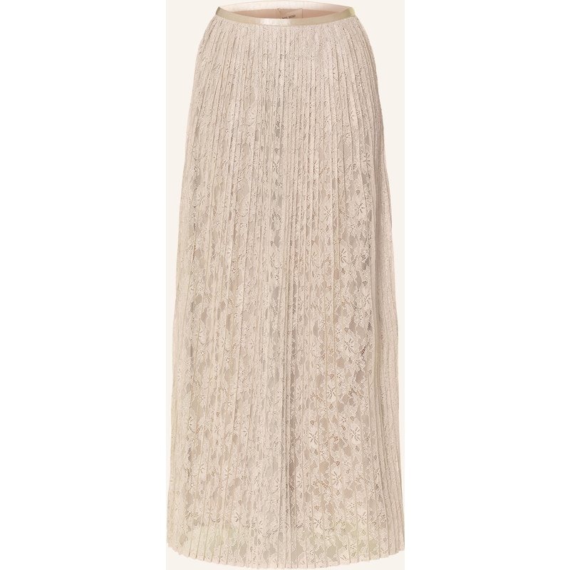 Mos Mosh Pliseerock Mmjurnee Aus Spitze beige