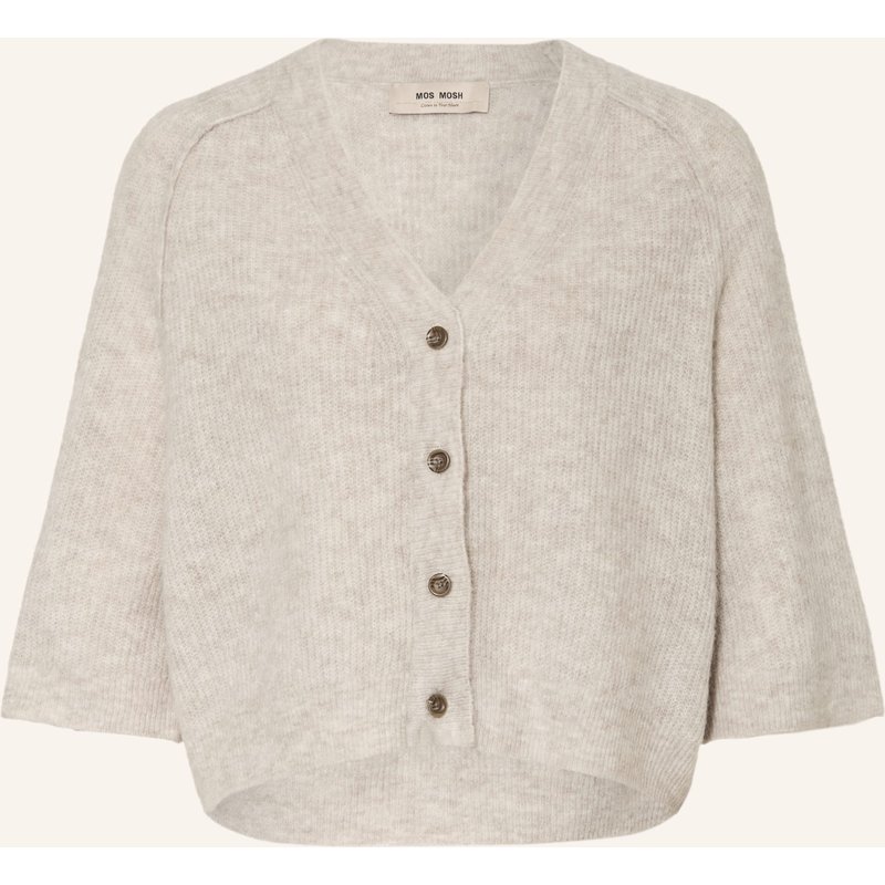 Mos Mosh Strickjacke Mmthora Lizet Mit Alpaka beige