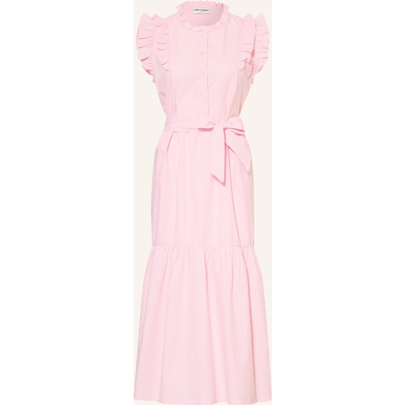 Lollys Laundry Kleid Harrietll Mit Rüschen pink