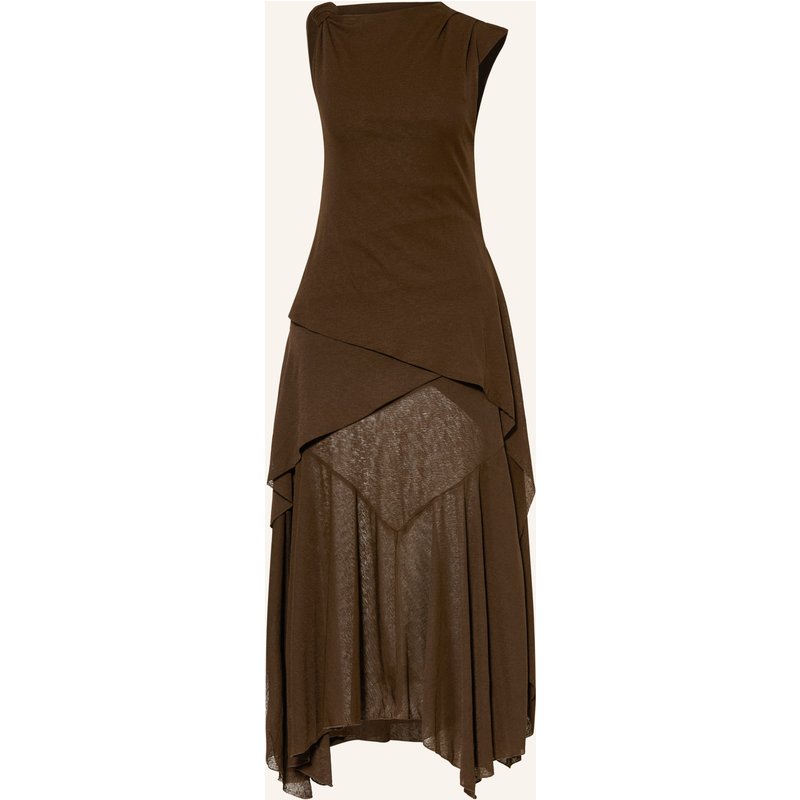 Ganni Kleid Marl braun
