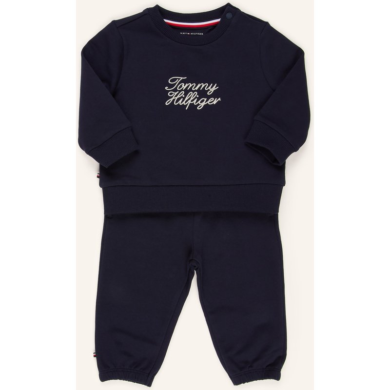 Tommy Hilfiger Set: Sweatshirt Und Sweatpants blau