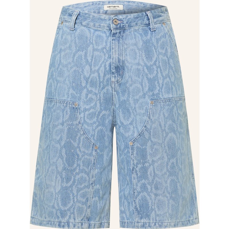 Carhartt Wip Jeansshorts Snake Nixon blau
