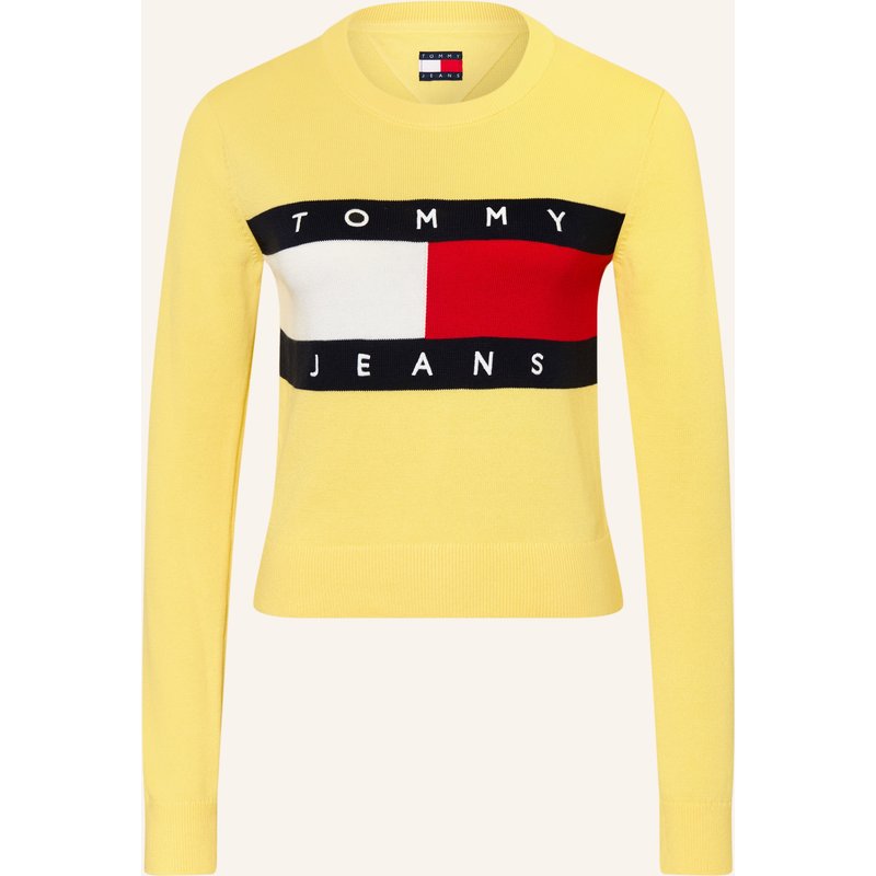 Tommy Jeans Pullover gelb