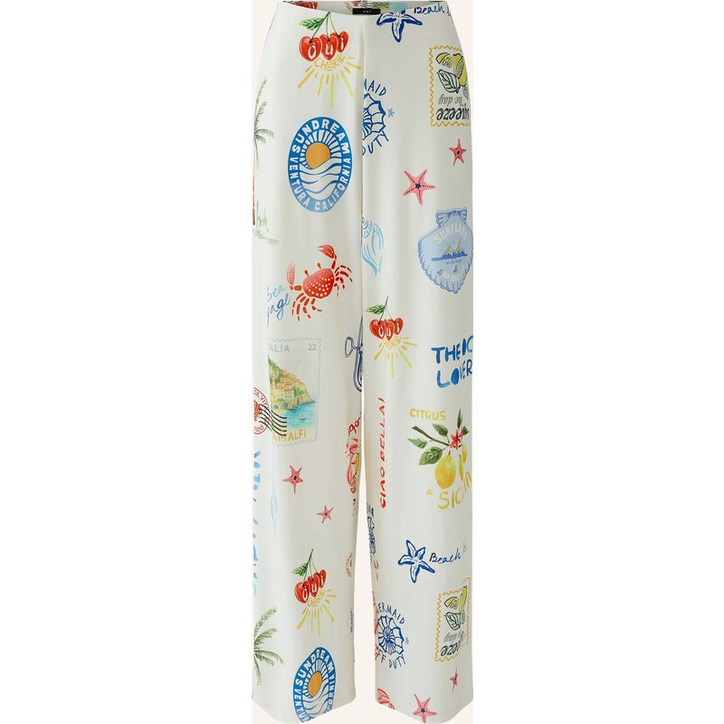 Oui Marlenehose weiss