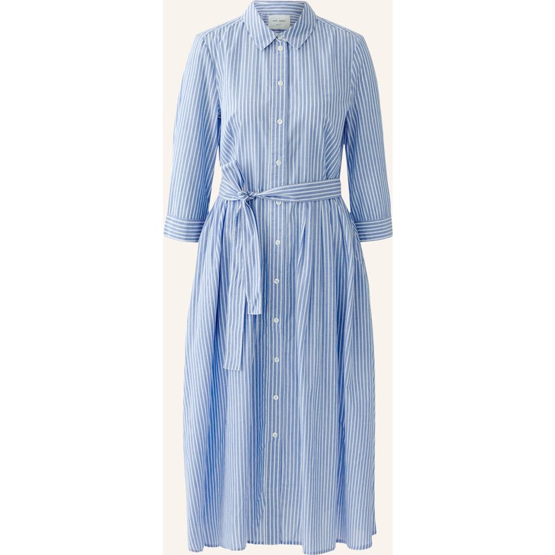 Oui Hemdblusenkleid blau